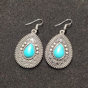 Turquoise Western Earrings